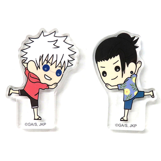 Satoru Gojo & Suguru Geto Tasukko Okinawa Ver. Mini Acrylic Block Set of 2 Jujutsu Kaisen [USED]