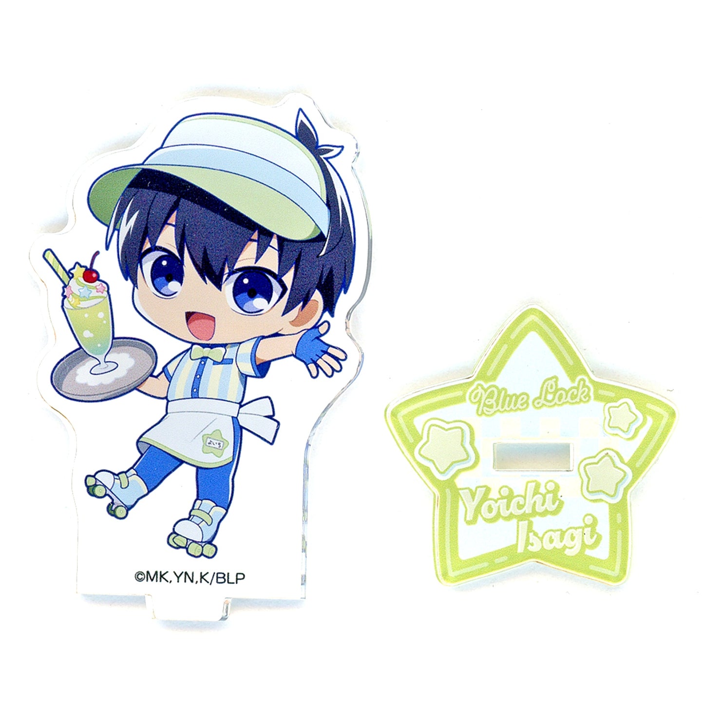Yoichi Isagi Blue Lock x mixx garden Trading Mini Chibi Acrylic Stand [USED]