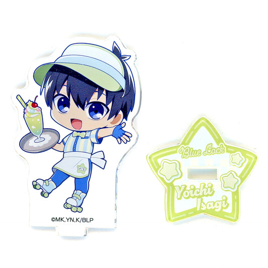 Yoichi Isagi Blue Lock x mixx garden Trading Mini Chibi Acrylic Stand [USED]