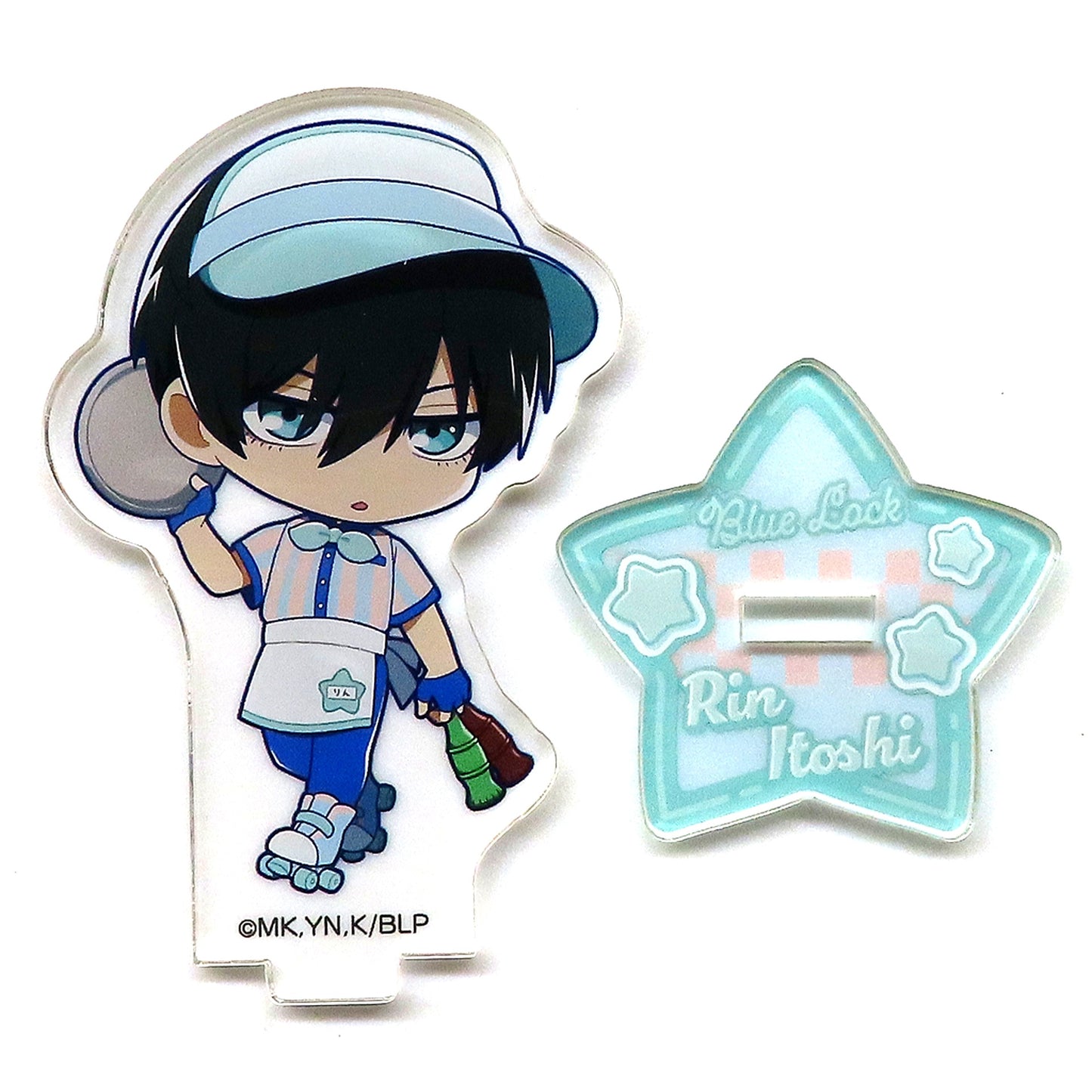 Rin Itoshi Blue Lock x mixx garden Trading Mini Chibi Acrylic Stand [USED]