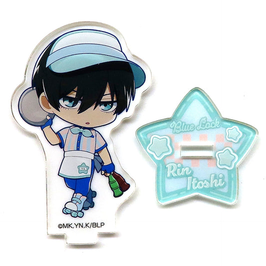 Rin Itoshi Blue Lock x mixx garden Trading Mini Chibi Acrylic Stand [USED]