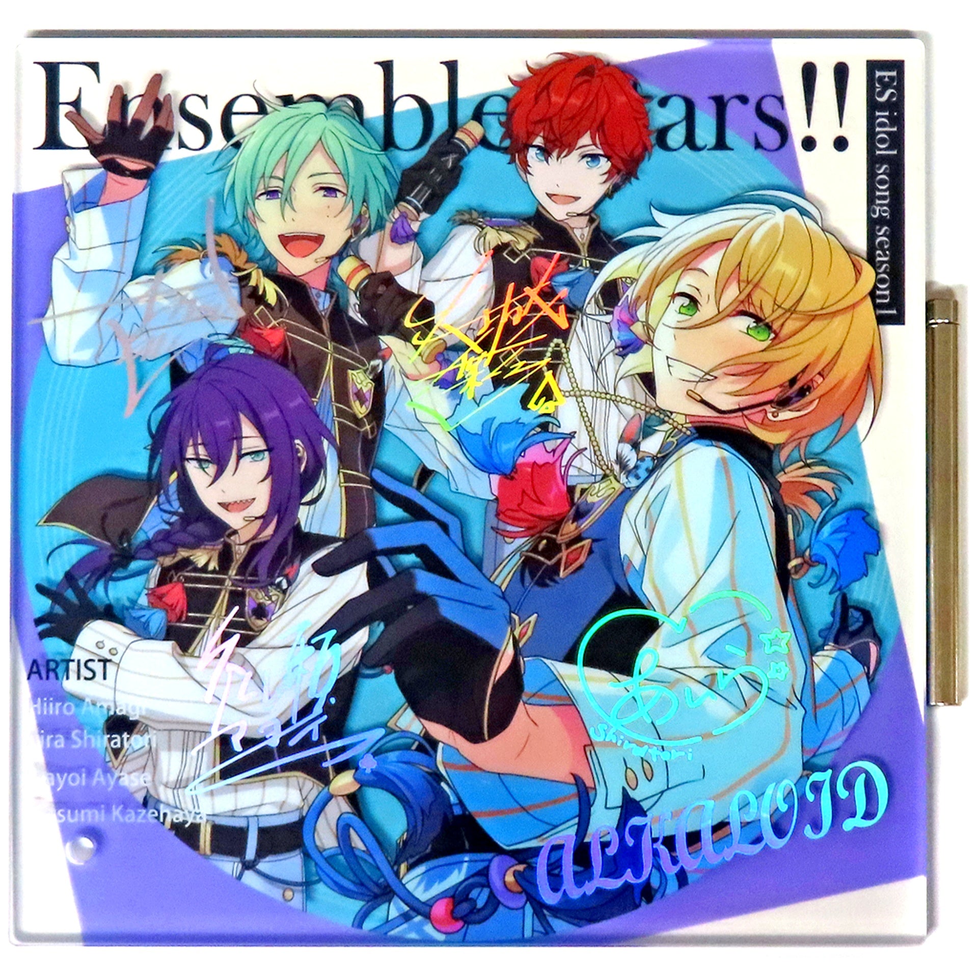 ALKALOID Ensemble Stars!! ES Idol Song season1 Jacket Design Acrylic Stand CD China Limited Purchase Bonus [USED]