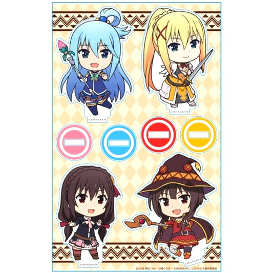 Aqua & Darkness & Megumin & Yunyun Type A Acrylic Character Stand KonoSuba: God's Blessing on this Wonderful World! 3 [USED]