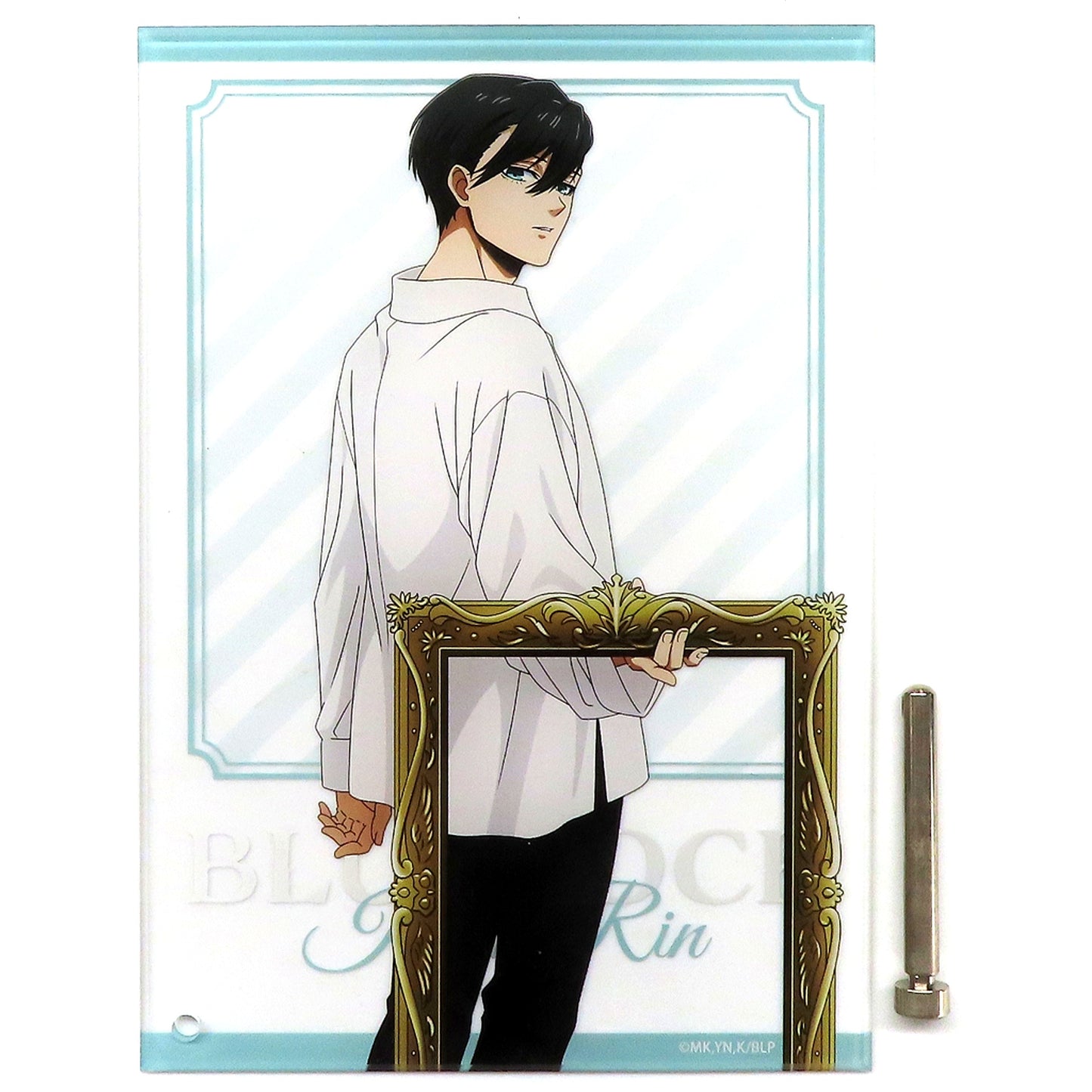 Rin Itoshi Mini Acrylic Art Frame ver. Blue Lock THE Chara SHOP [USED]