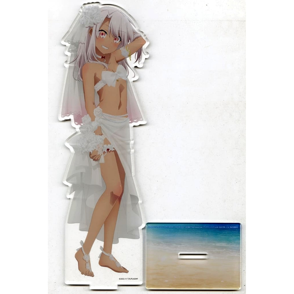 Fate/kaleid liner Prisma Illya: Licht Nameless Girl Chloe Wedding Swimsuit Original Illustration Extra-Large Acrylic Stand Acrylic Stands [USED]