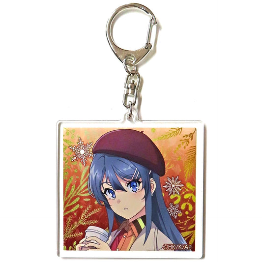 Mai Sakurajima Trad Acrylic Keychain Kujibikido Rascal Does Not Dream of Bunny Girl Senpai Mai Sakurajima Happy Birthday Kuji 2023 Prize C-3 [USED]