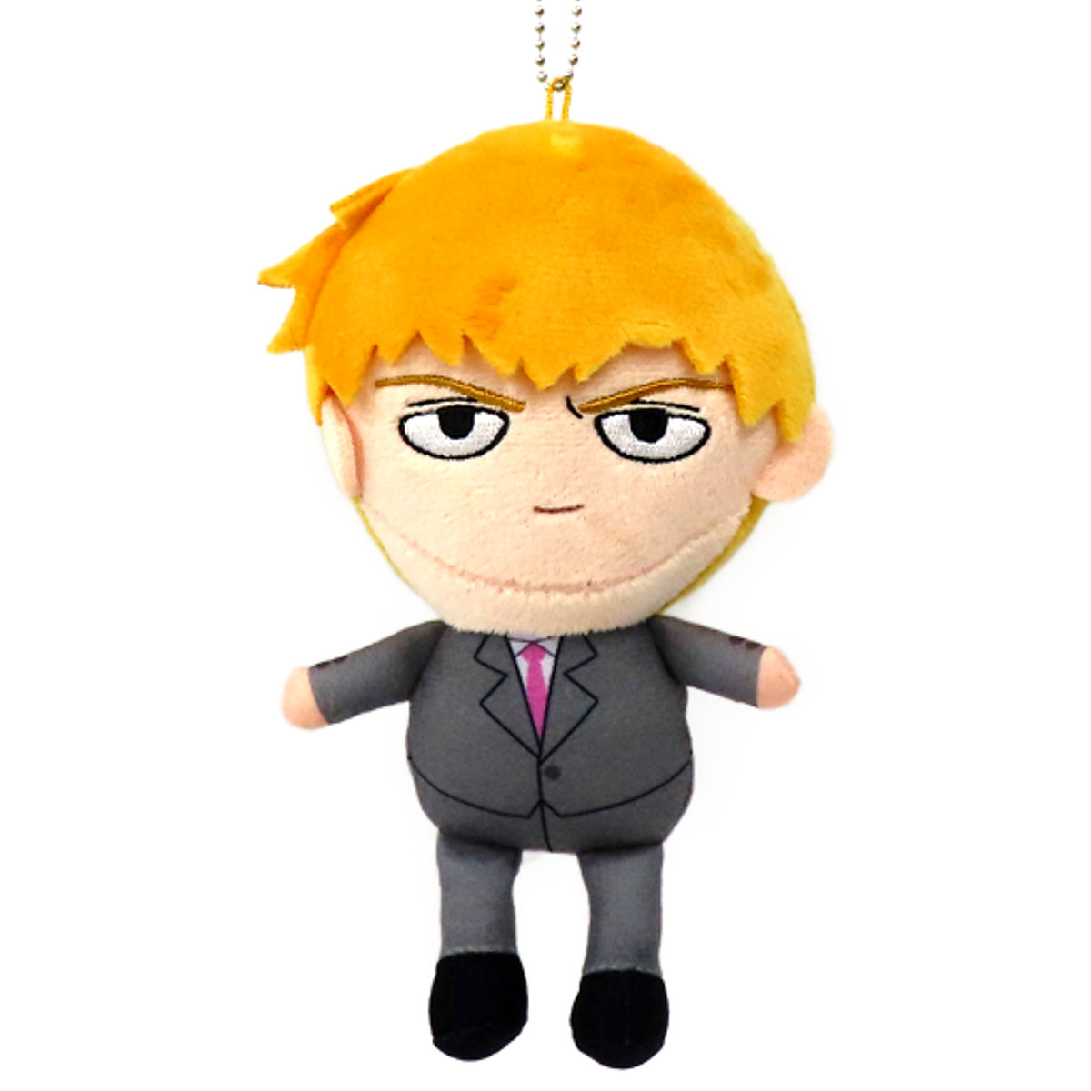 Mob Psycho 100 Arataka Reigen Plush Keychain Original Work & Anime Exhibition: Kiseki Limited Keychains [USED]