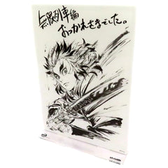 Demon Slayer: Kimetsu no Yaiba Mugen Train Arc Kyojuro Rengoku ufotable Commemorative Book Selection Contribution Illustrated by Akira Matsushima Big Acrylic Stand C103 Limited Acrylic Stands [USED]