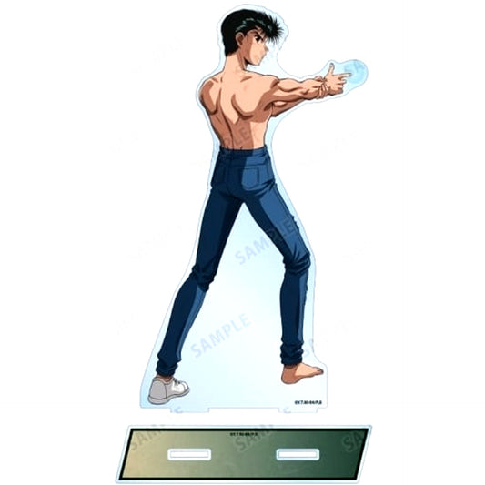Yusuke Urameshi Fighting Back Ver. Illustration Extra Large Acrylic Stand Yu Yu Hakusho [USED]