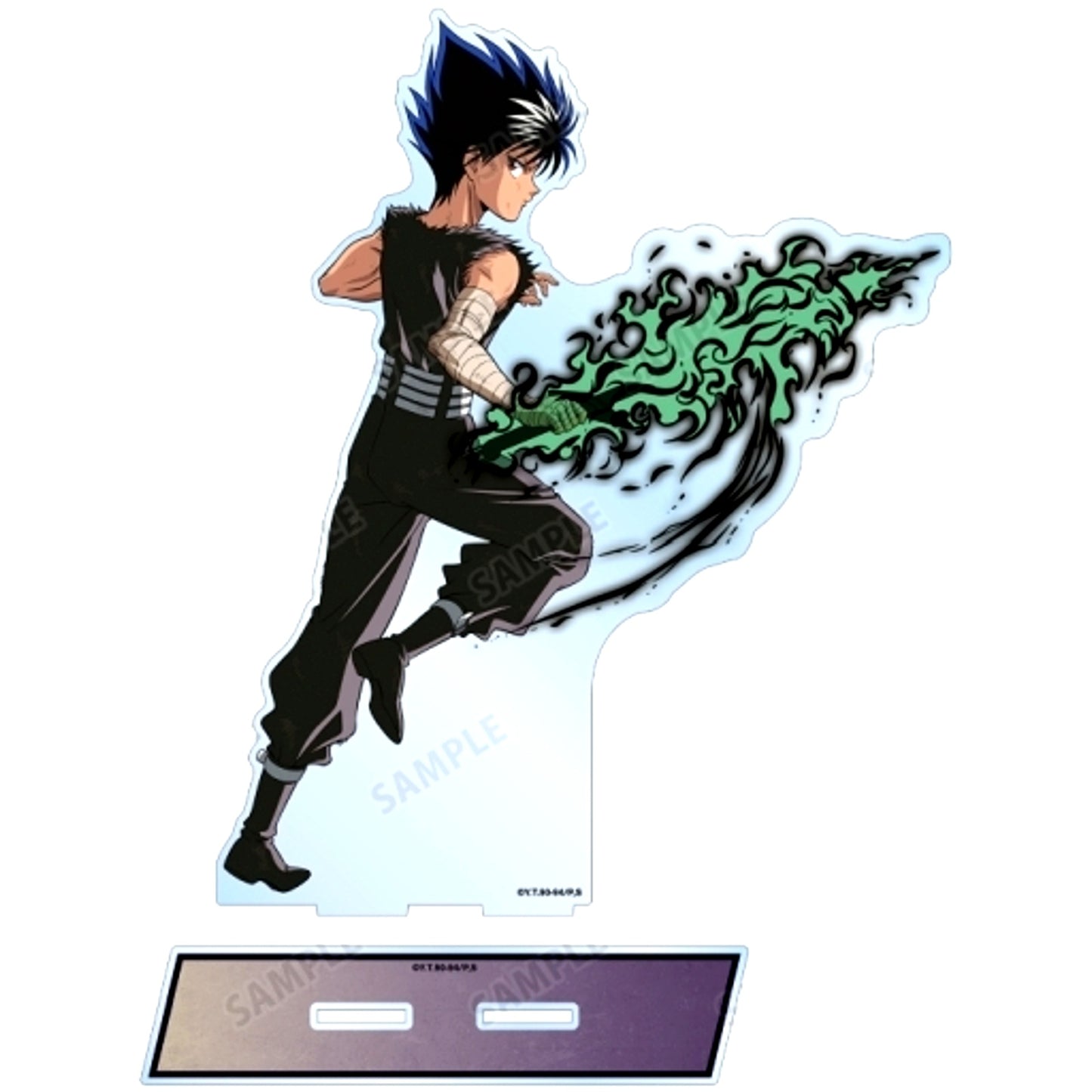 Hiei Fighting Back Ver. Illustration Extra Large Acrylic Stand Yu Yu Hakusho [USED]