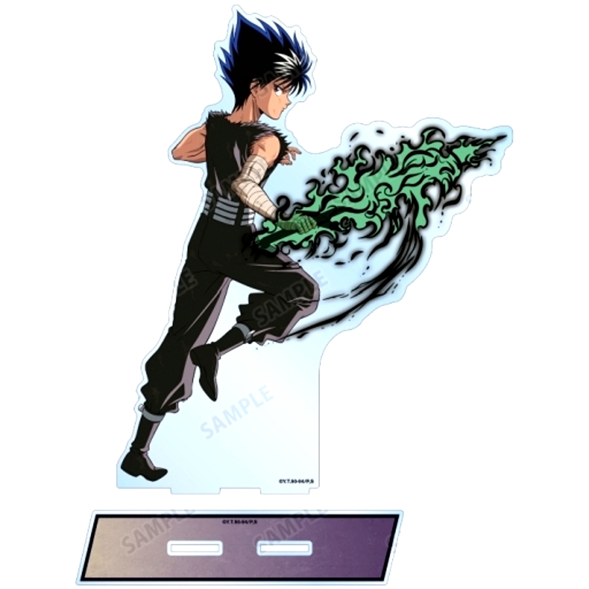Hiei Fighting Back Ver. Illustration Extra Large Acrylic Stand Yu Yu Hakusho [USED]