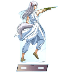 Yoko Kurama Fighting Back Ver. Yu Yu Hakusho Illustration Extra Large Acrylic Stand [USED]