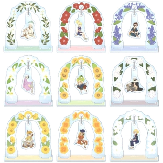 Dr. STONE Senku Ishigami & Others All 9 Types Set Botania Trading Yurayura Acrylic Stand Acrylic Stands [USED]