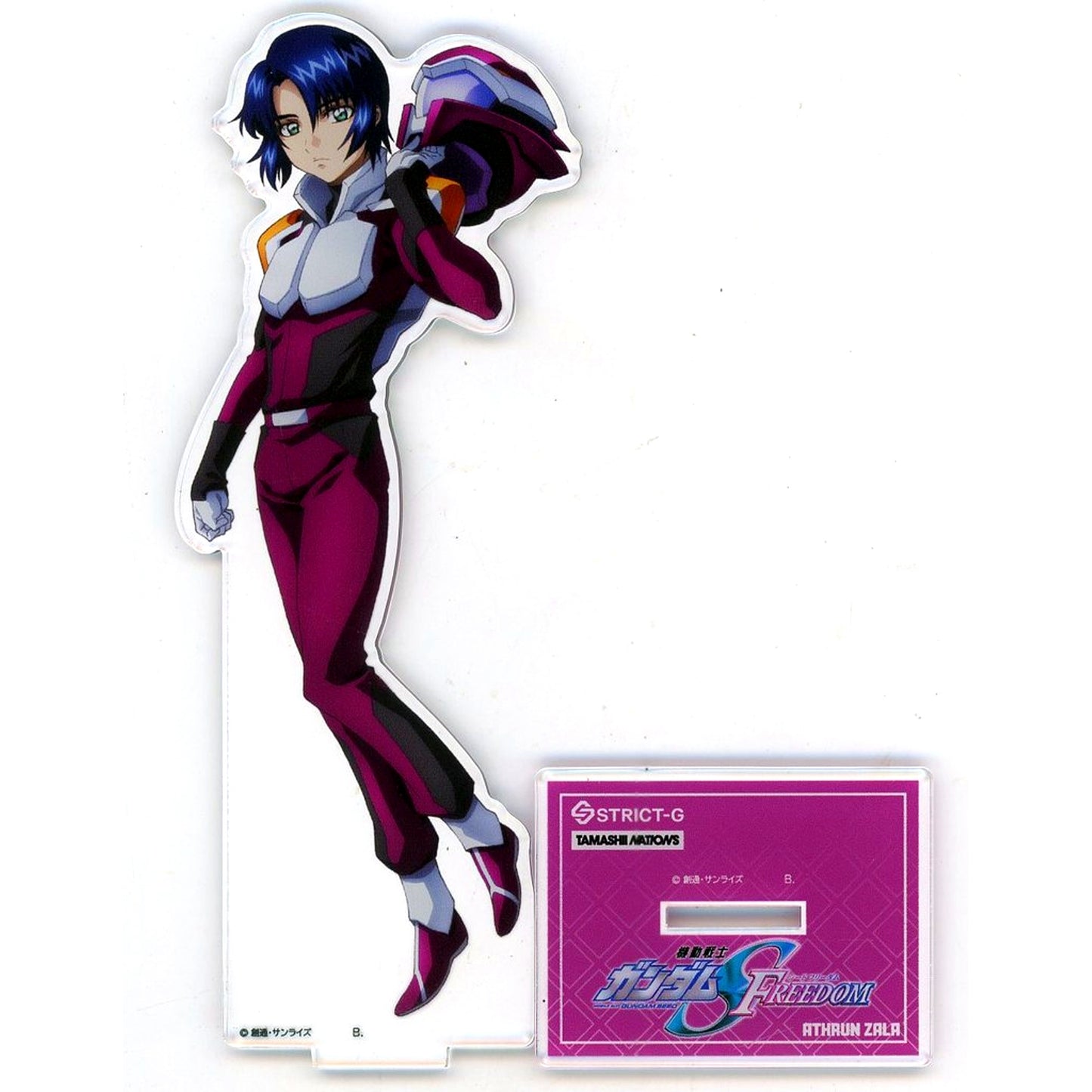 Athrun Zala Mobile Suit Gundam SEED FREEDOM Acrylic Stand STRICT-G x TAMASHII NATIONS SEED Series EXHIBITION [USED]
