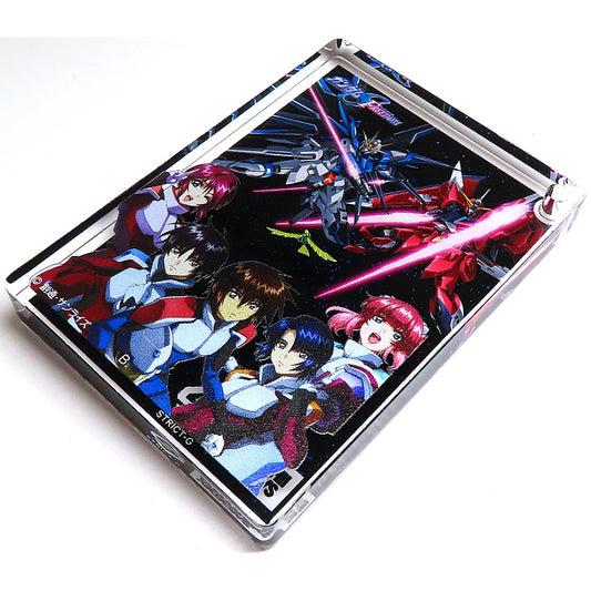 Key Visual Ver. Mobile Suit Gundam SEED FREEDOM STRICT-G x TAMASHII NATIONS Acrylic Keychain SEED Series EXHIBITION in TAMASHII NATIONS STORE TOKYO [USED]