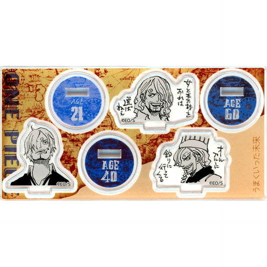 Sanji One Piece Acrylic mini Figure Set of 3 - A Successful Future [USED]