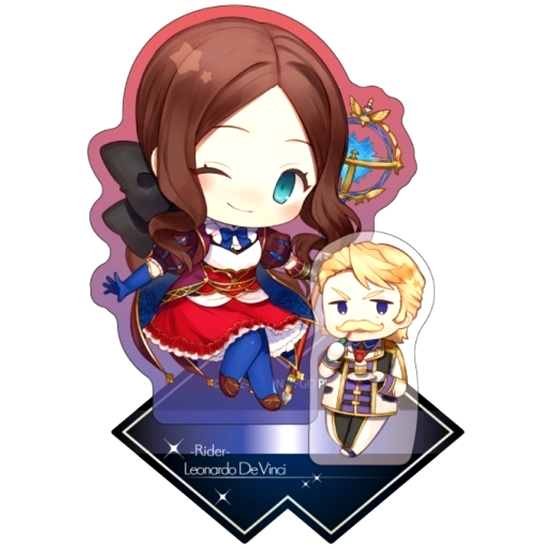 Rider / Leonardo da Vinci Fate/Grand Order Charatoria Acrylic Stand [USED]