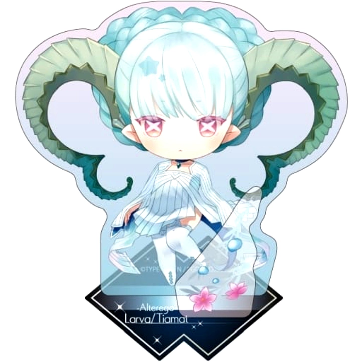 Fate/Grand Order Larva/Tiamat Alter Ego Charatoria Acrylic Stand [USED]