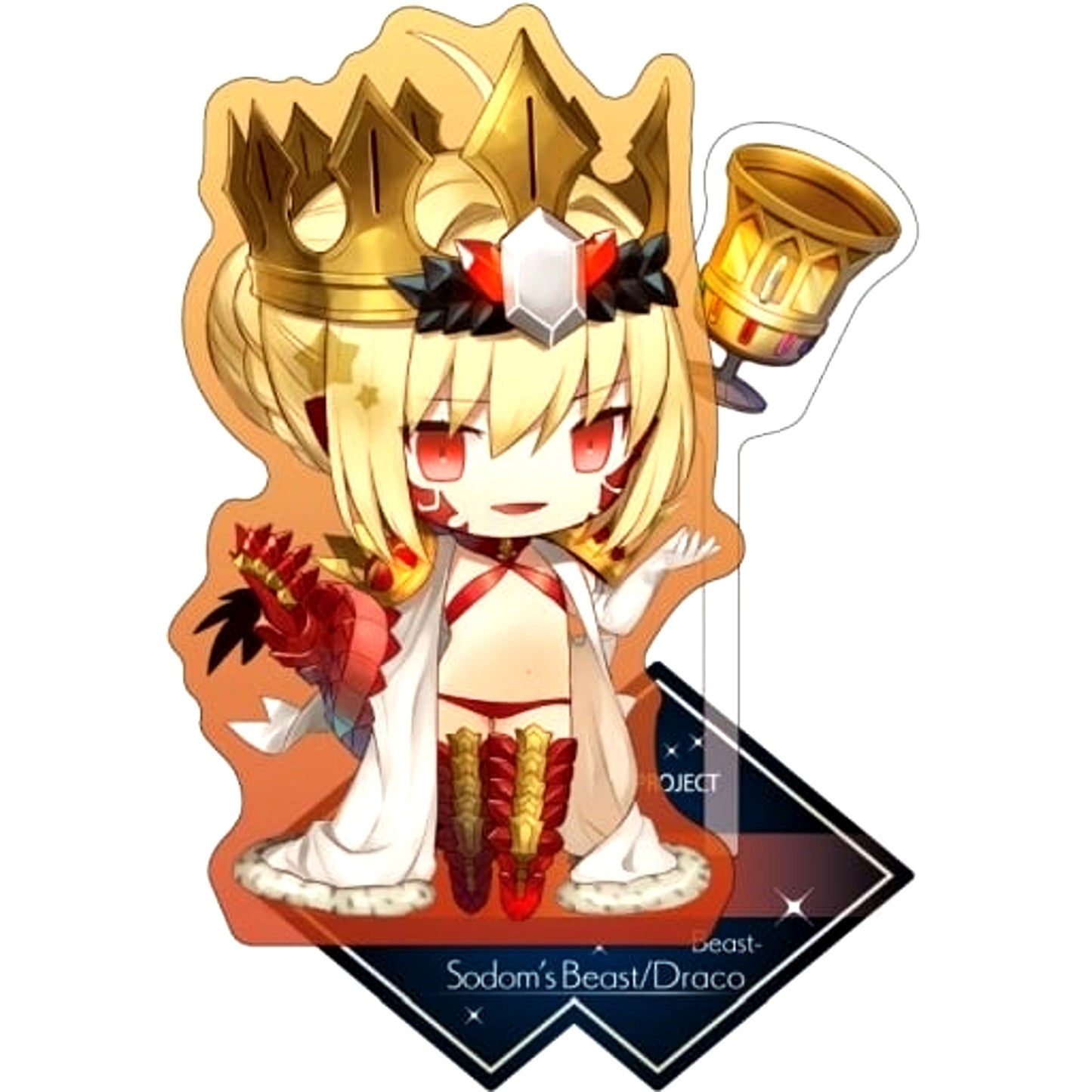 Fate/Grand Order Sodom's Beast/Draco Beast Charatoria Acrylic Stand [USED]
