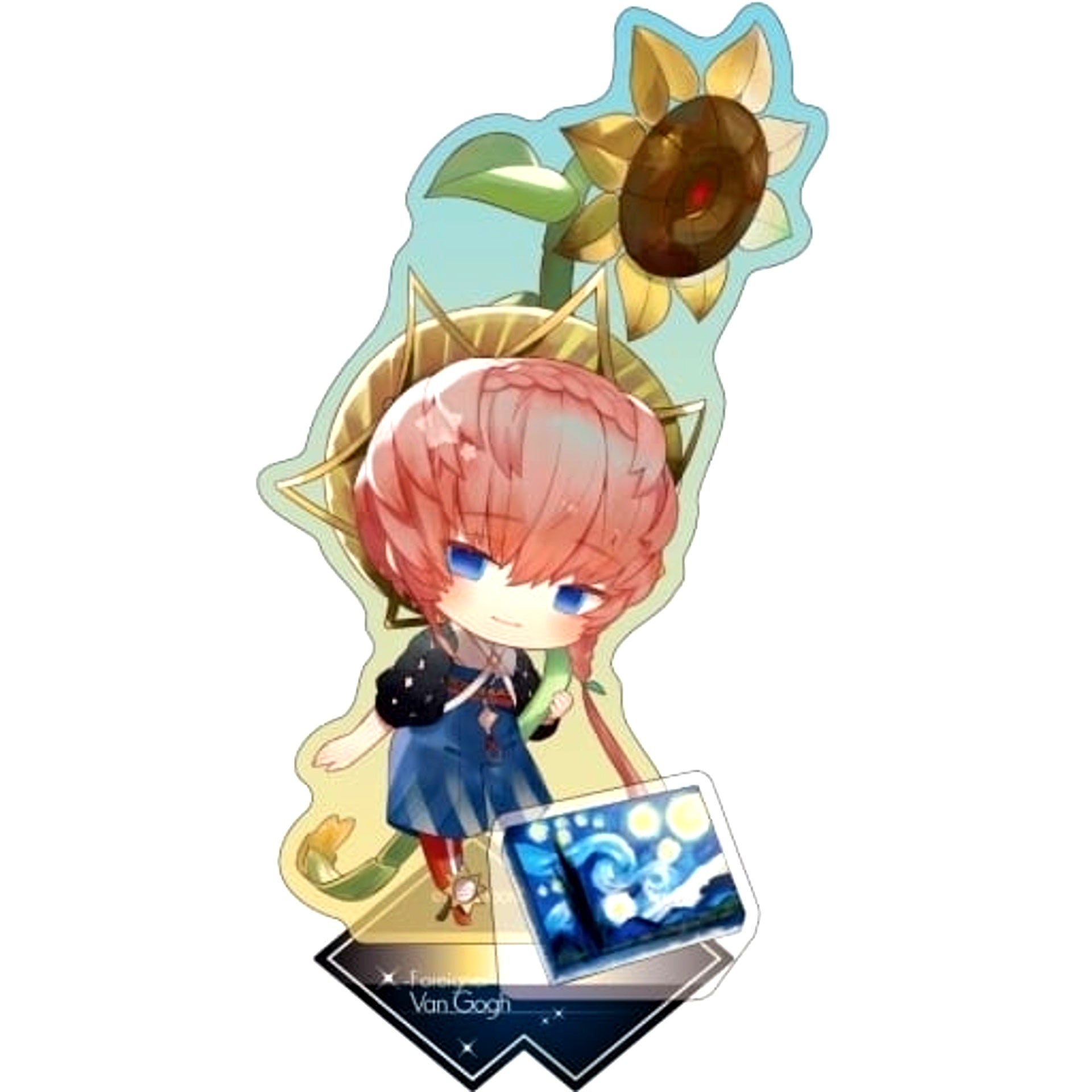 Fate/Grand Order Van Gogh Foreigner Charatoria Acrylic Stand [USED]