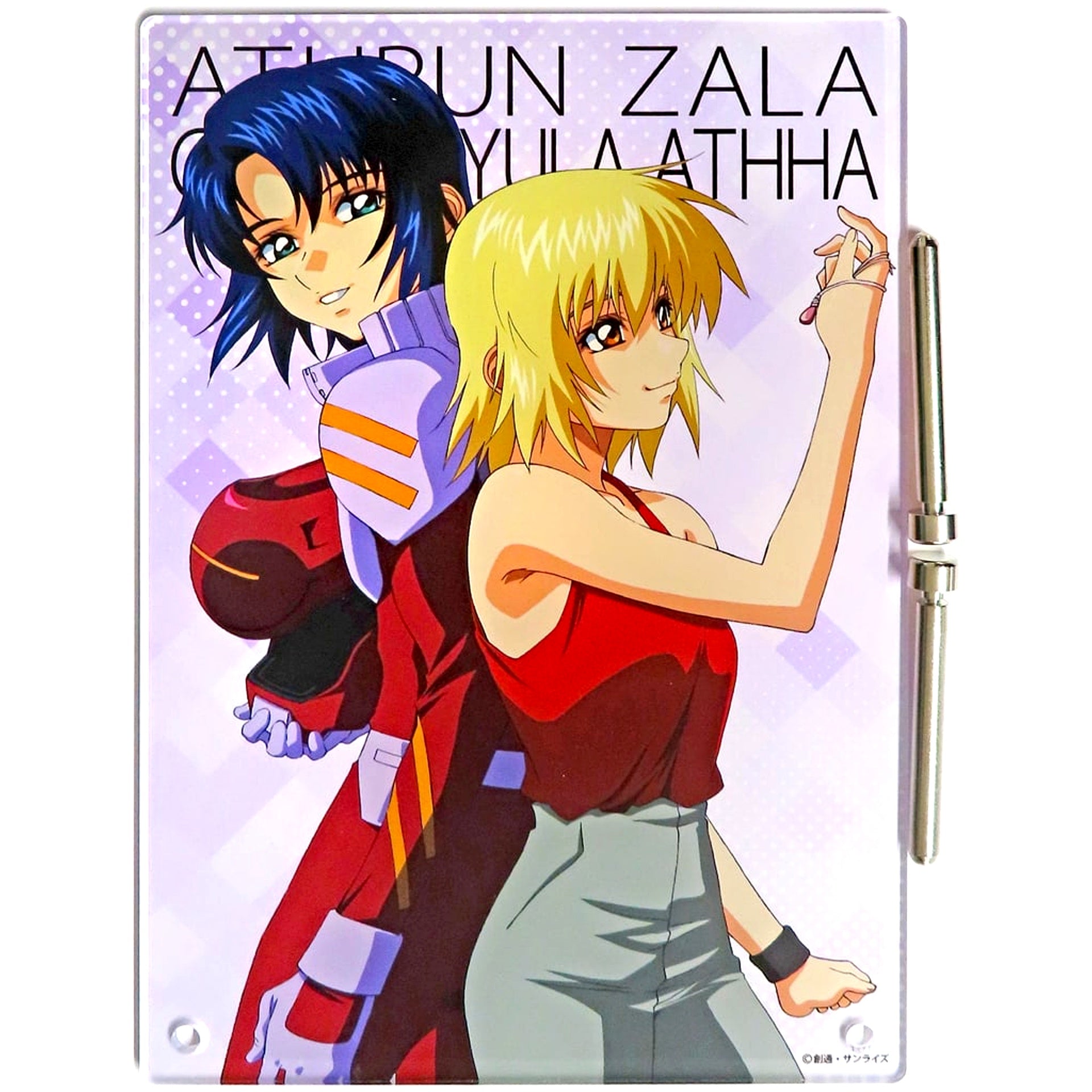 Athrun Zala & Cagalli Yula Athha Mobile Suit Gundam SEED & SEED DESTINY Acrylic Art Panel [USED]