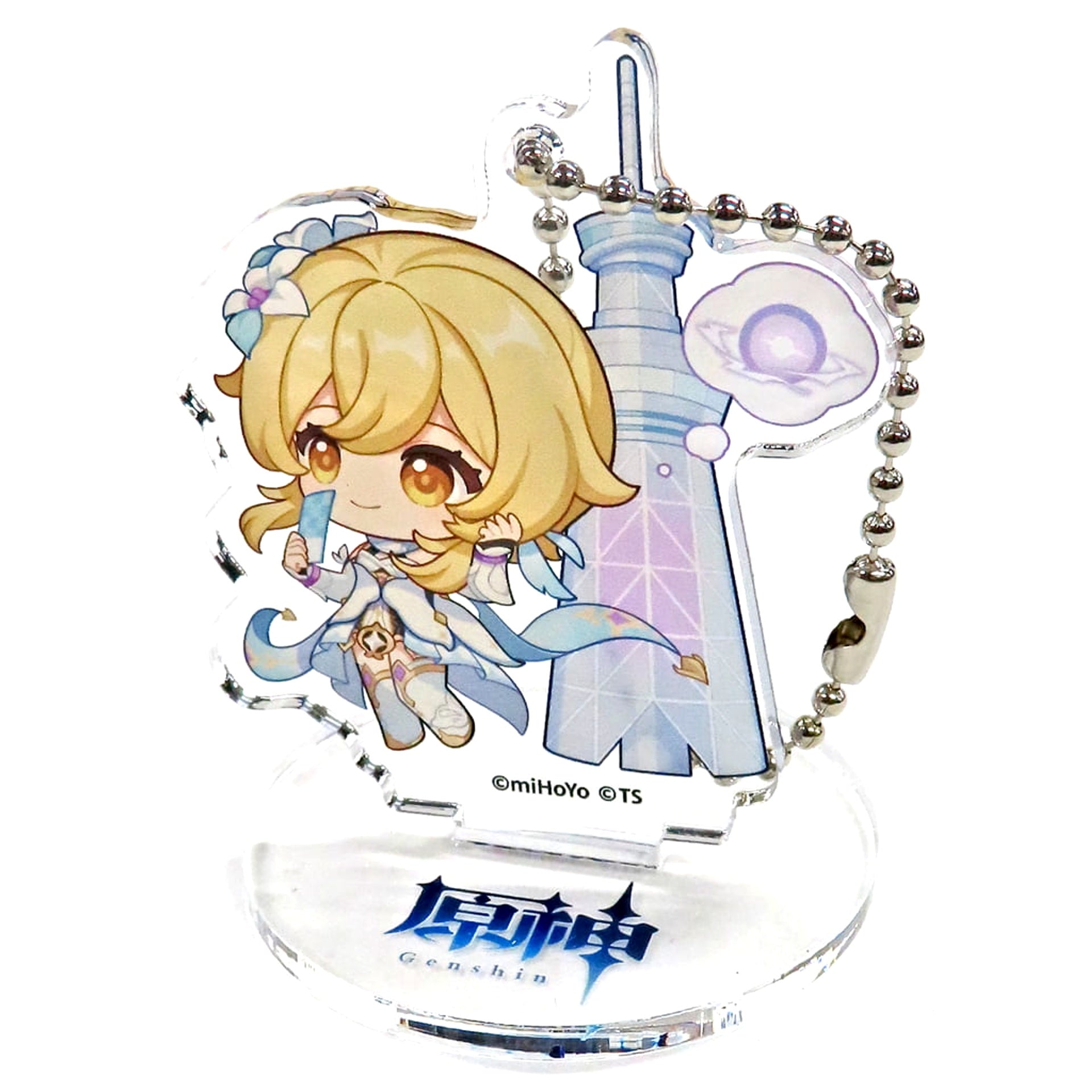 Genshin Hotaru Blind Acrylic Stand Keychain Tokyo Skytree Blue Sky Adventure Guided by the Thunder Spirit Exclusive Acrylic Stands [USED]