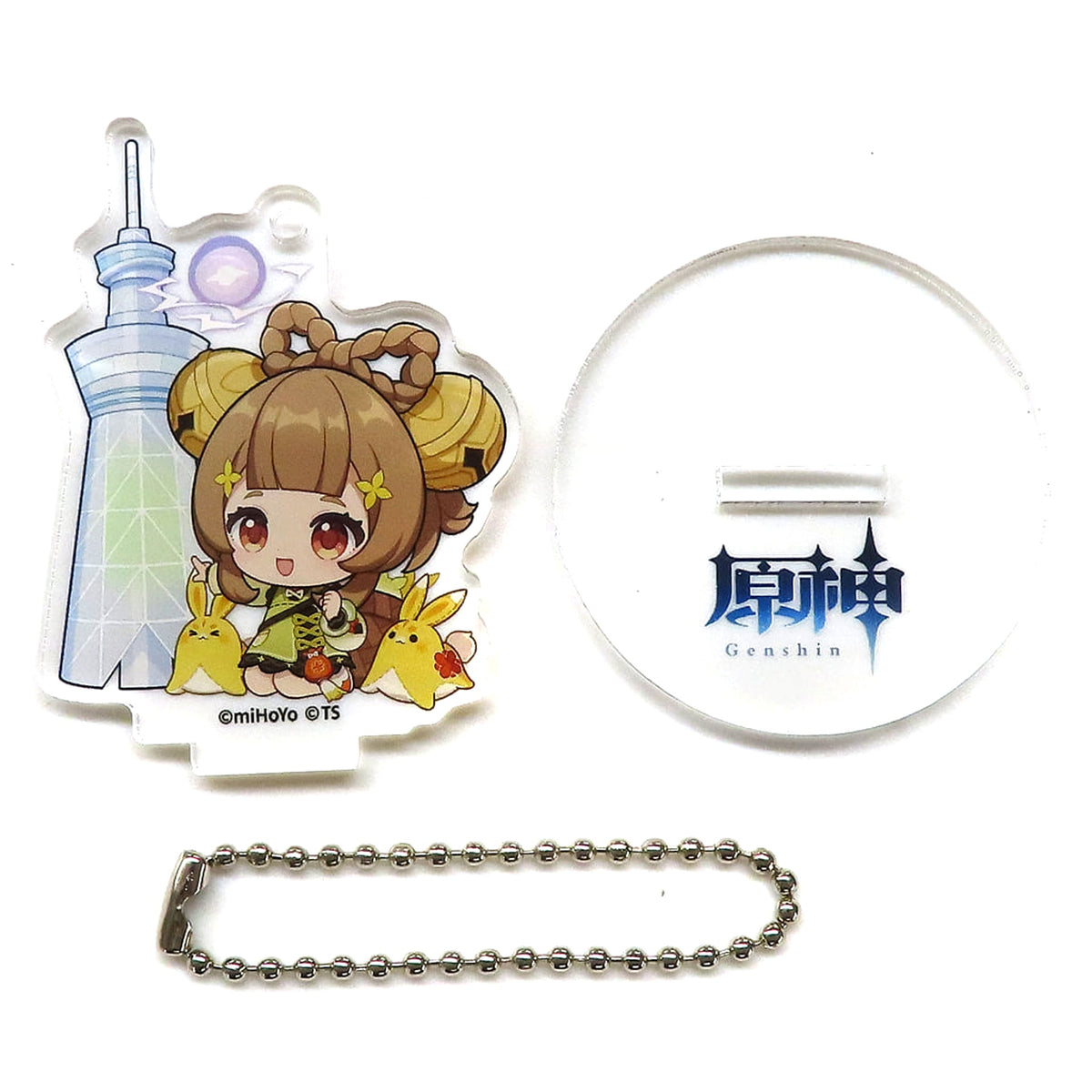 Genshin Yaoyao Blind Acrylic Stand Keychain Tokyo Skytree Blue Sky Adventure Guided by the Thunder Spirit Exclusive Acrylic Stands [USED]