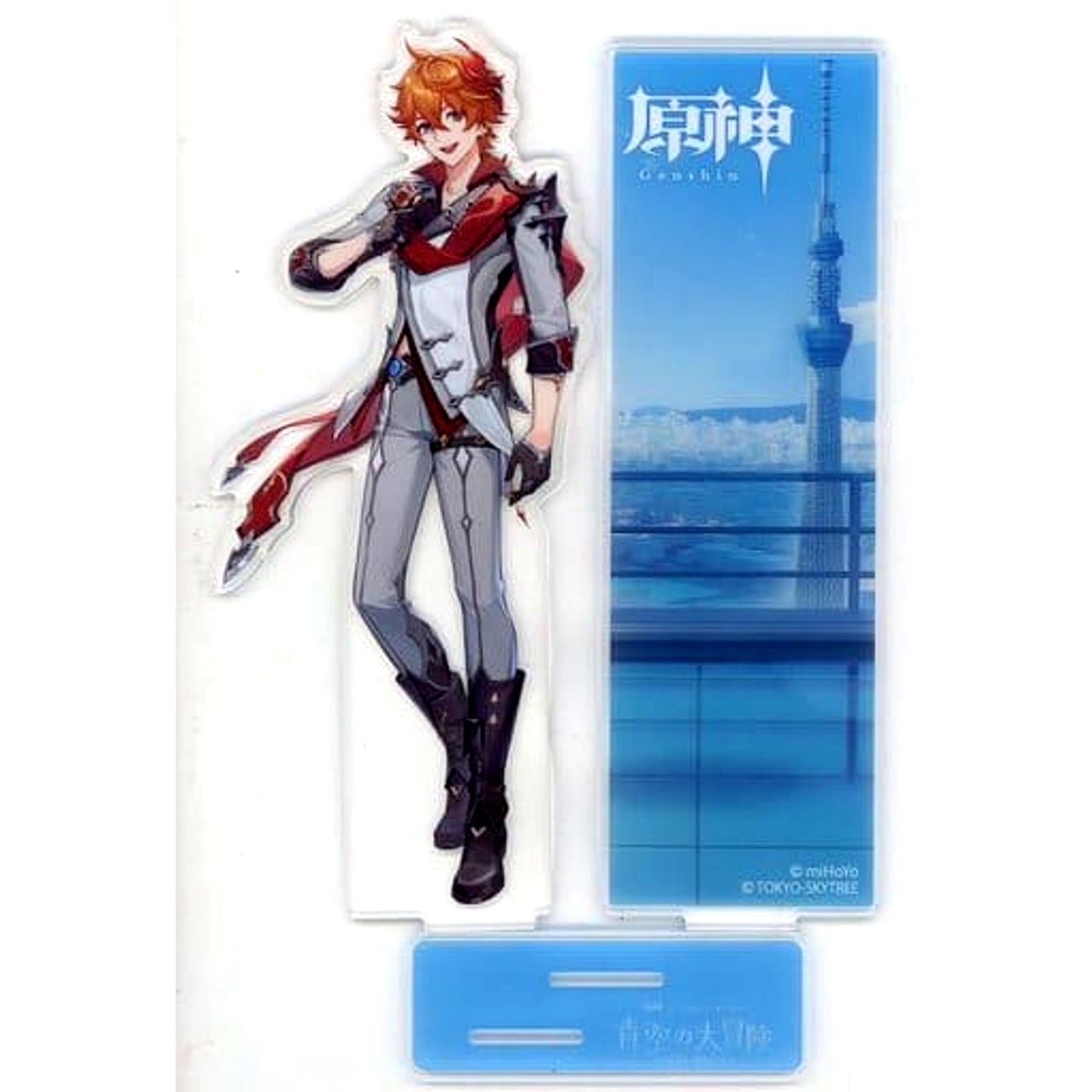 Tartaglia Genshin Impact TOKYO SKYTREE Blue Sky Adventure Acrylic Stand [USED]