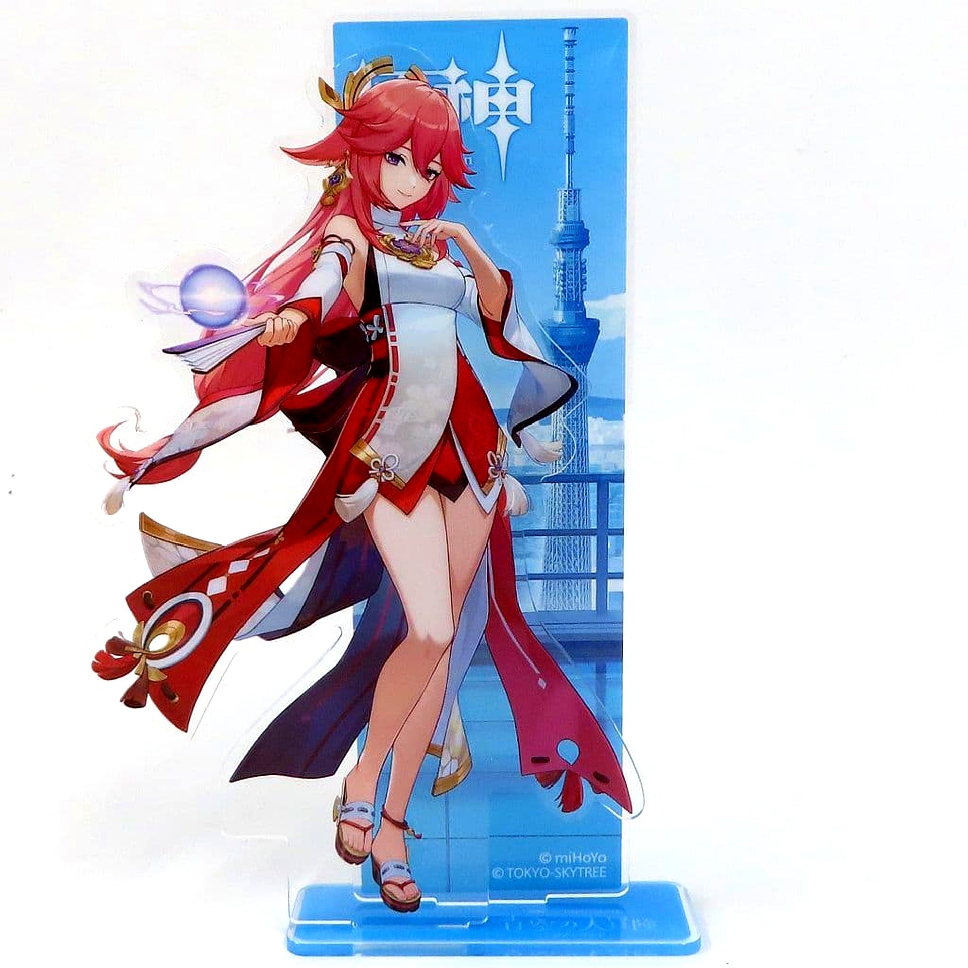 Yae Miko Genshin Impact TOKYO SKYTREE Blue Sky Adventure Acrylic Stand [USED]