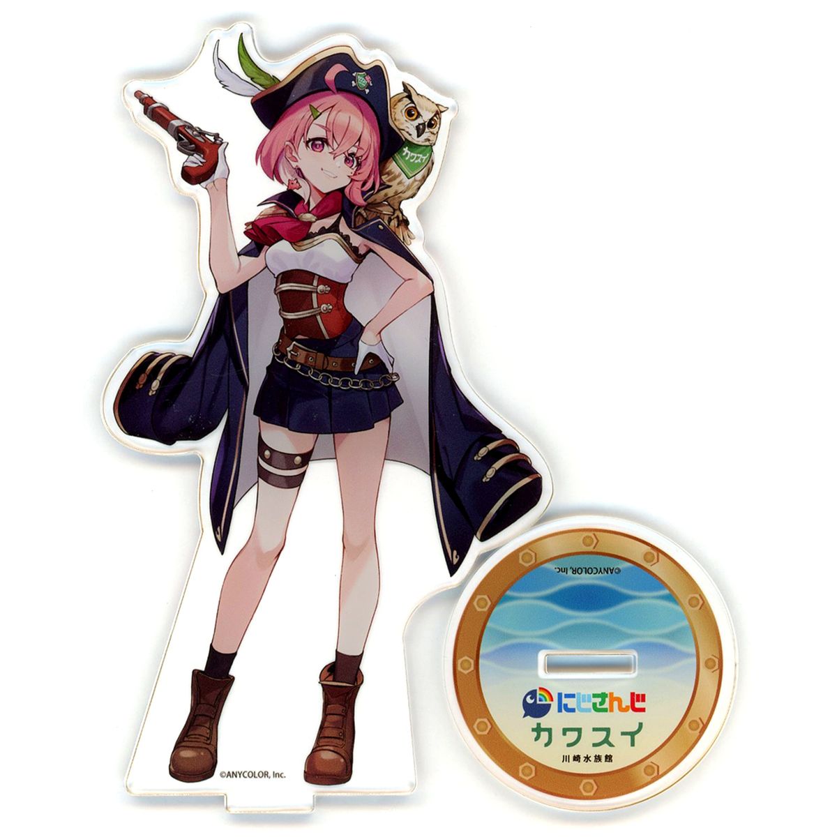 Sasaki Saku Pirate Ver. Virtual YouTuber Nijisanji Life-Size Acrylic Stand NIJISANJI Sasaki Saku x Kawasui: Come See the Dream Aquarium I Made [USED]