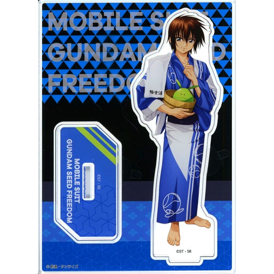 Kira Yamato Mobile Suit Gundam SEED FREEDOM x Gokurakuyu RAKU SPA Full Body Acrylic Stand [USED]