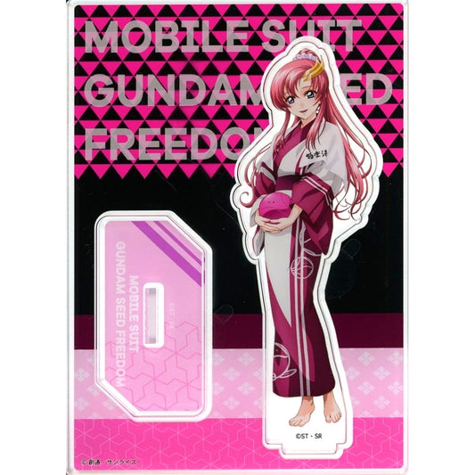 Lacus Clyne Mobile Suit Gundam SEED FREEDOM Full Body Acrylic Stand Gokurakuyu RAKU SPA [USED]