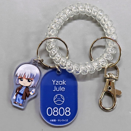 Yzak Jule Mobile Suit Gundam SEED FREEDOM Trading Locker Key Style Keychain Gokurakuyu RAKU SPA [USED]