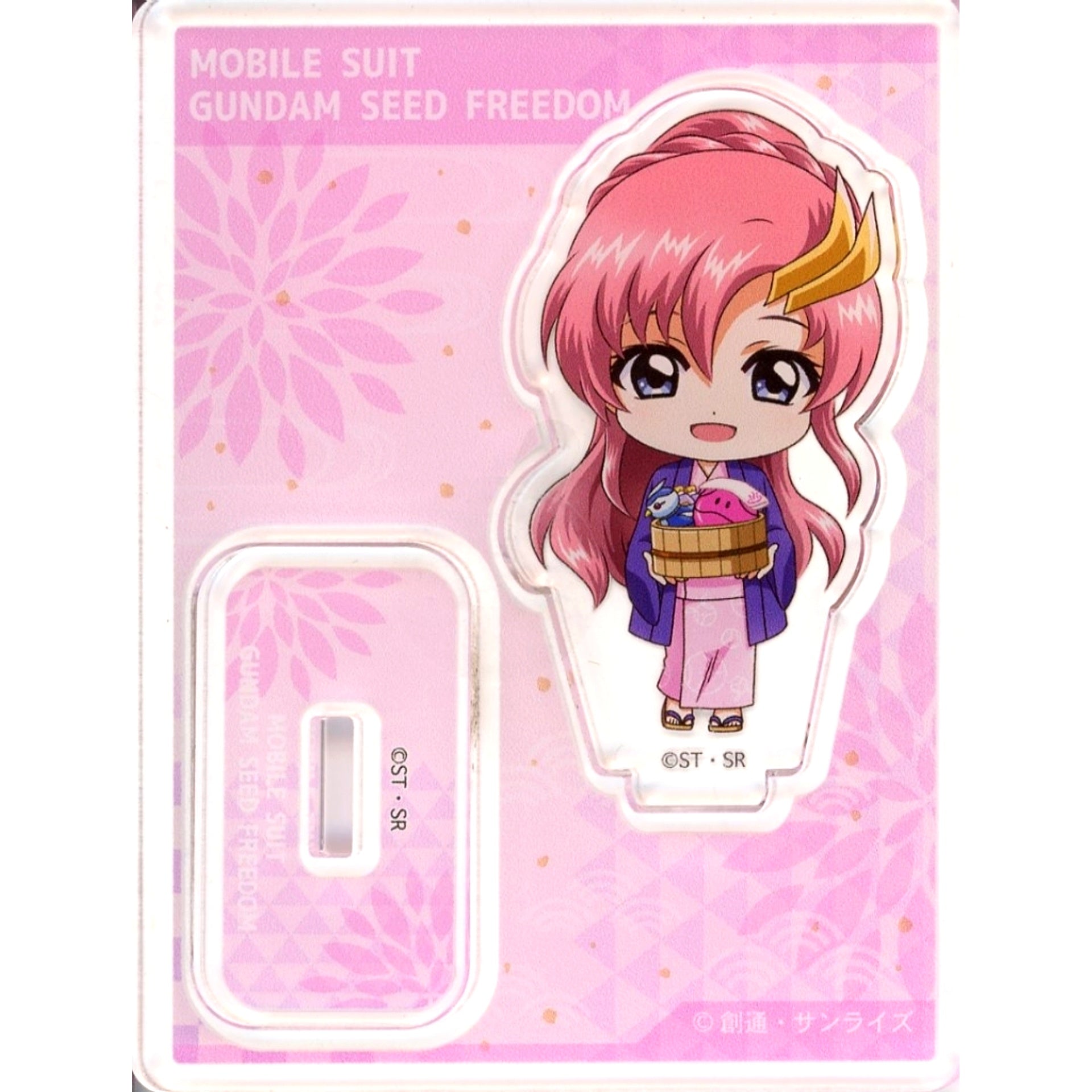 Lacus Clyne Mobile Suit Gundam SEED FREEDOM Gokurakuyu RAKU SPA Trading Acrylic Stand Mini Chibi Ver. [USED]
