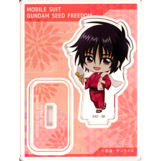 Shinn Asuka Mobile Suit Gundam SEED FREEDOM x Gokurakuyu RAKU SPA Trading Acrylic Stand Mini Chara Ver. [USED]