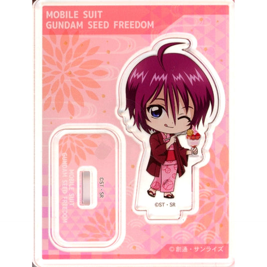 Lunamaria Hawke Mobile Suit Gundam SEED FREEDOM x Gokurakuyu RAKU SPA Trading Acrylic Stand Mini Chara Ver. [USED]