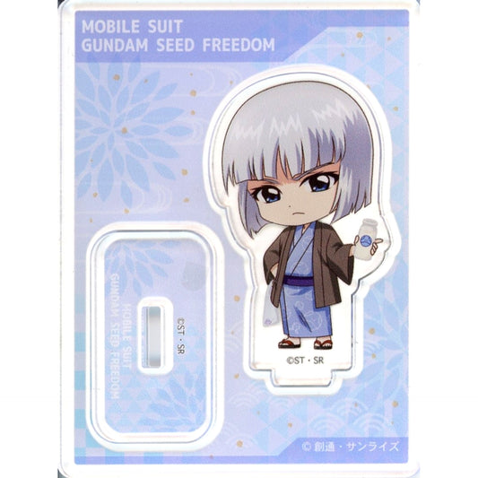 Yzak Jule Mobile Suit Gundam SEED FREEDOM Trading Acrylic Stand Mini Chara Ver. Gokurakuyu RAKU SPA [USED]