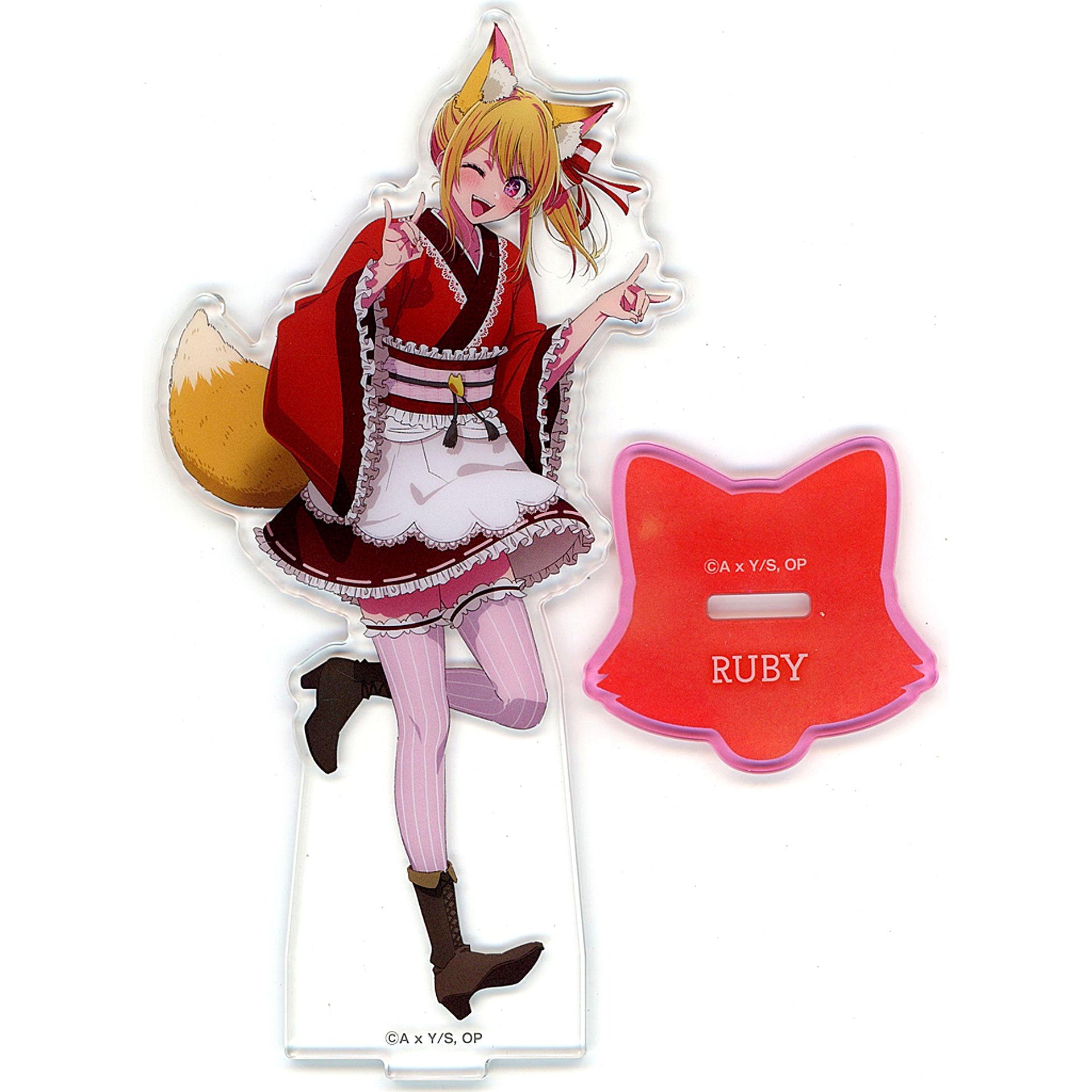 Ruby Hoshino Original Acrylic Stand Maruchan FamilyMart x Oshi no Ko Campaign [USED]