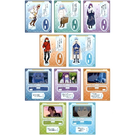 Set of 10 Frieren Beyond Journey's End Trading Famous Quote Acrylic Stand [USED]