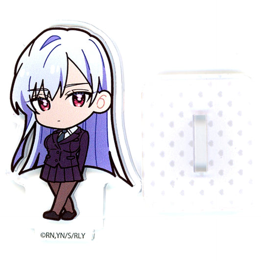 Nano Eiai Uniform Double-sided Acrylic Stand Acrylic Card Kuji Back Hug The 100 Girlfriends Who Really, Really, Really, Really, Really Love You Trade Ticket Prize [USED]