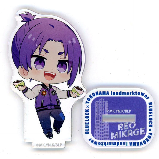 Reo Mikage Blue Lock x Yokohama Landmark Tower Blue Lock Cafe in Cafe Fan Base Trading Acrylic Stand [USED]