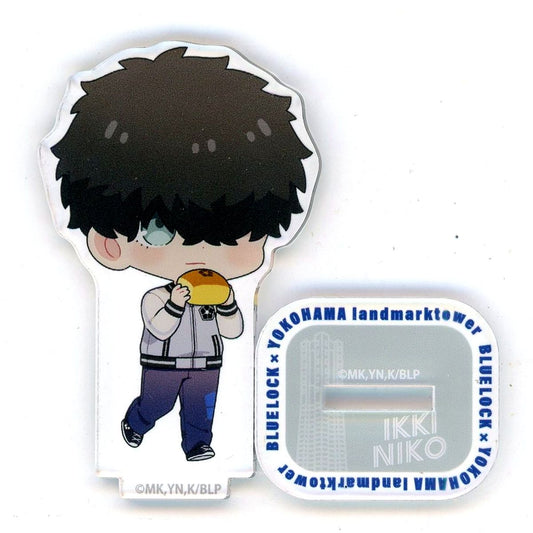 Ikki Niko Trading Acrylic Stand Blue Lock x Yokohama Landmark Tower Blue Lock Cafe in Cafe Fan Base [USED]