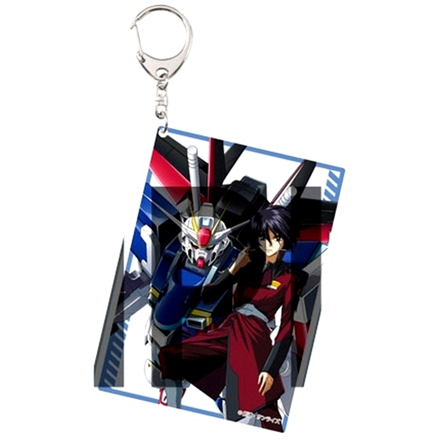 Shinn Asuka Mobile Suit Gundam SEED DESTINY Illustration Card Style Keychain [USED]