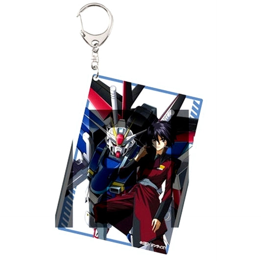 Shinn Asuka Mobile Suit Gundam SEED DESTINY Illustration Card Style Keychain [USED]