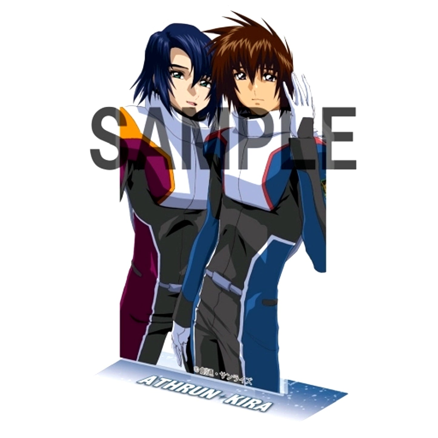 Athrun & Kira Pilot Suit Mobile Suit Gundam SEED DESTINY Big Acrylic Stand [USED]