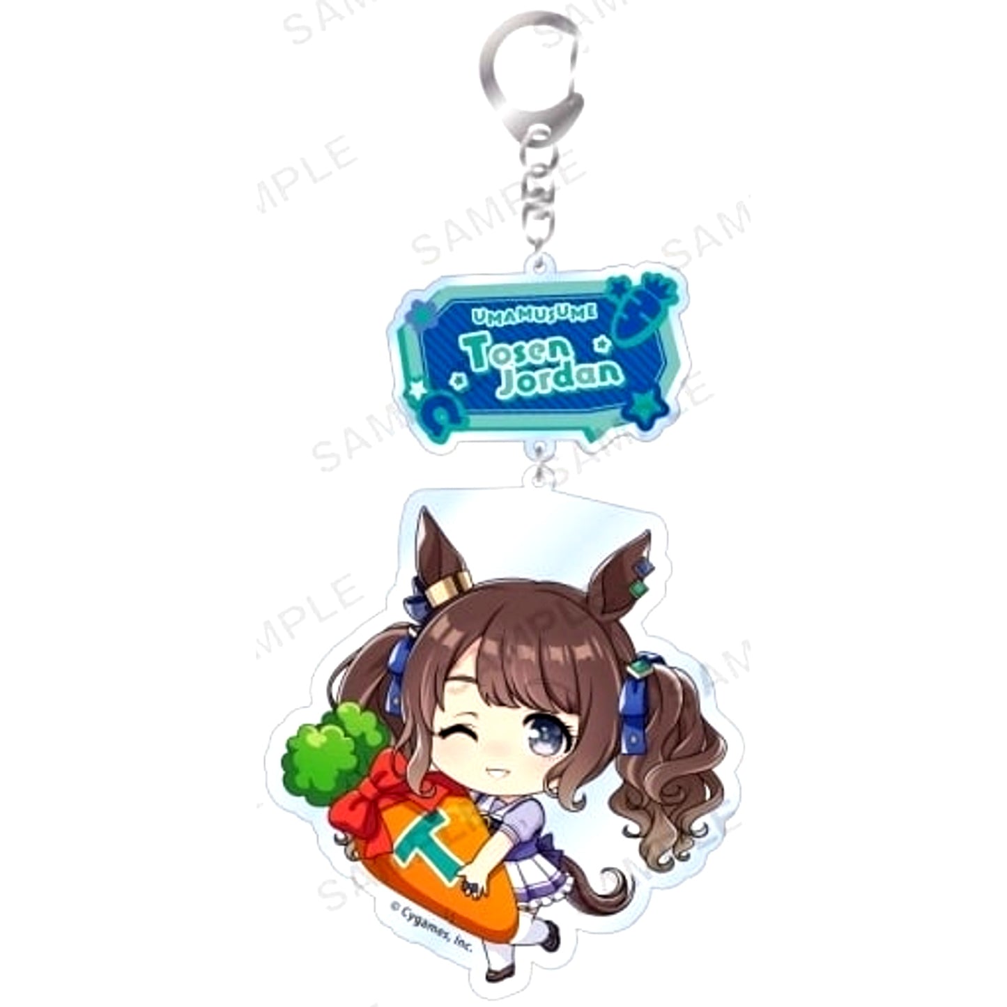 Tosen Jordan Umamusume Pretty Derby Mugyumini Acrylic Keychain Vol.3 [USED]