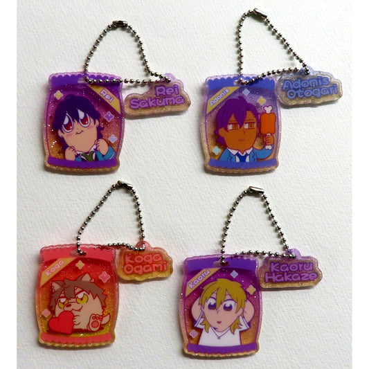 UNDEAD Ensemble Stars!! x Bkub Okawa Ansanbukubu Stars! Candy Keychain Set China Limited [USED]