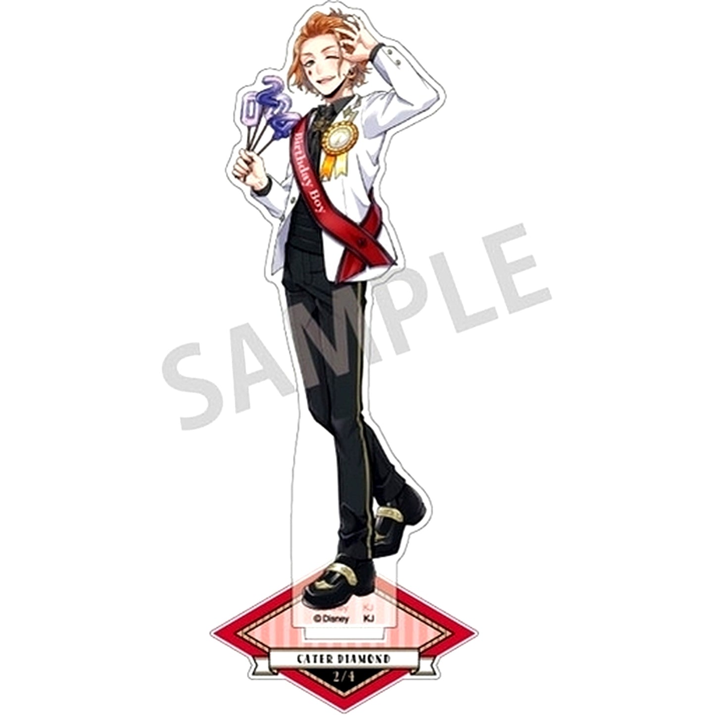 Cater Diamond Disney Twisted Wonderland Omekashi Birthday Fair in Animate Omekashi Birthday Ver. Acrylic Stand [USED]