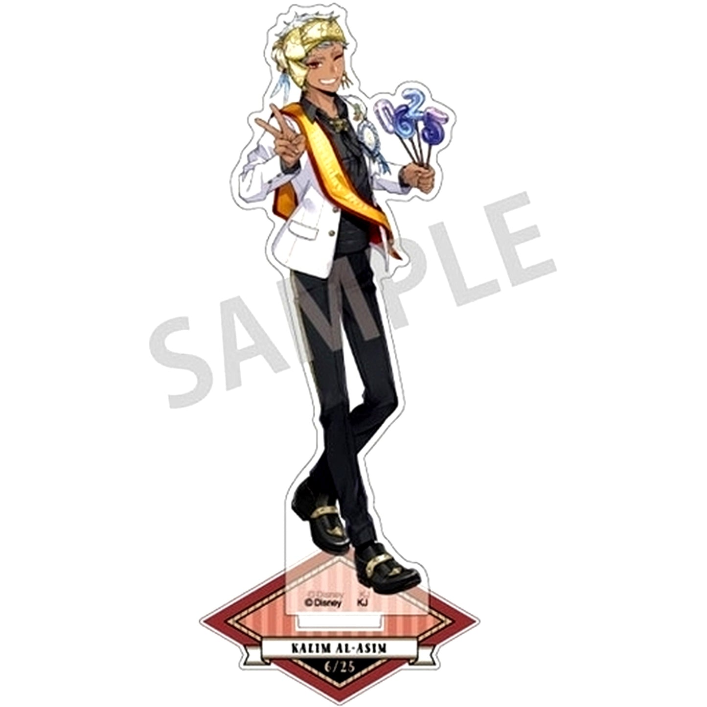 Kalim Al-Asim Omekashi Birthday Fair in Animate Disney Twisted-Wonderland Omekashi Birthday Ver. Acrylic Stand [USED]