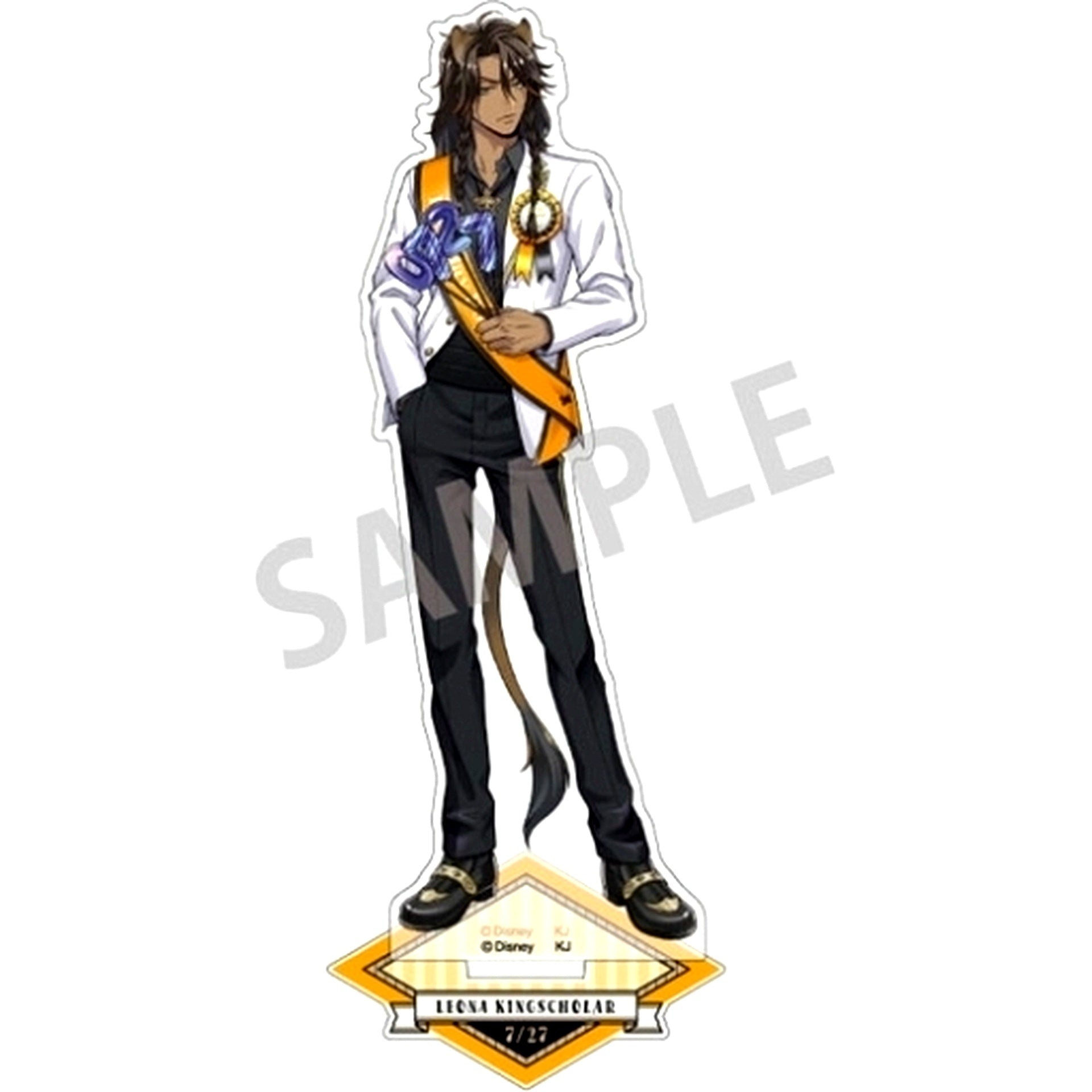 Leona Kingscholar Omekashi Birthday Ver. Disney Twisted Wonderland Omekashi Birthday Fair in Animate Acrylic Stand [USED]